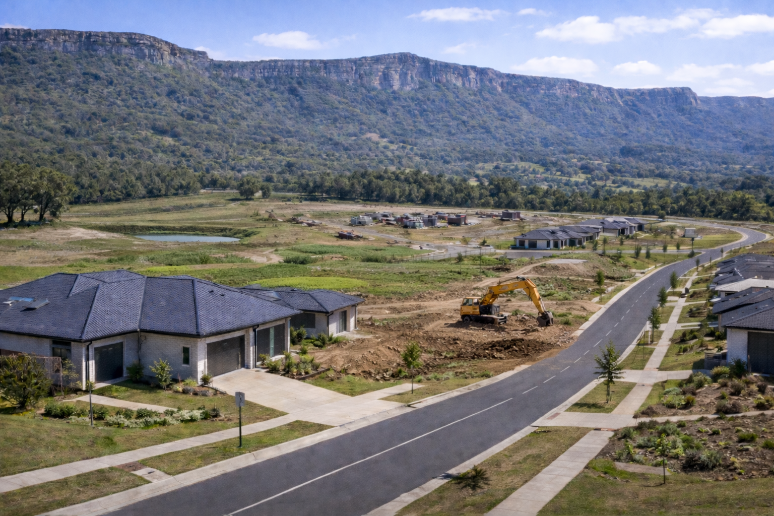 Development and infrastructure project visual